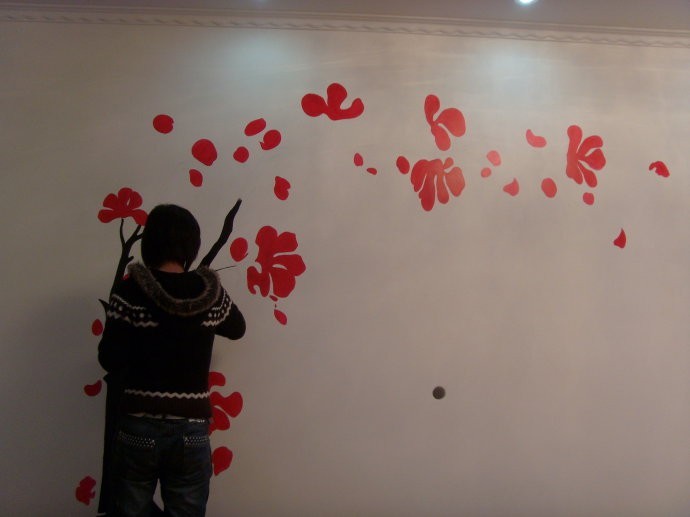  width="690" align="middle" src="/UploadFile/2010-12/2010122235200173.jpg" /></div>
</span></div>
<div><span style="color: #323e32">第二步 畫(huà)樹(shù)的顏色是黑色 黑色畫(huà)起來(lái)就很簡(jiǎn)單</span></div>
<div><span style="color: #323e32"> <!--{12988725342811}-->
<div><img height="517" alt=