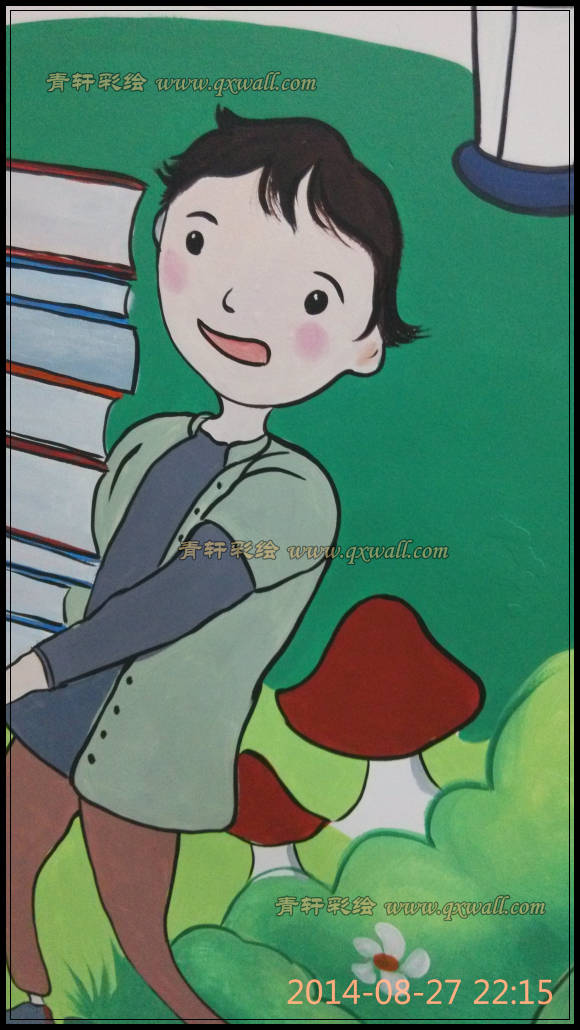 長沙墻繪局部